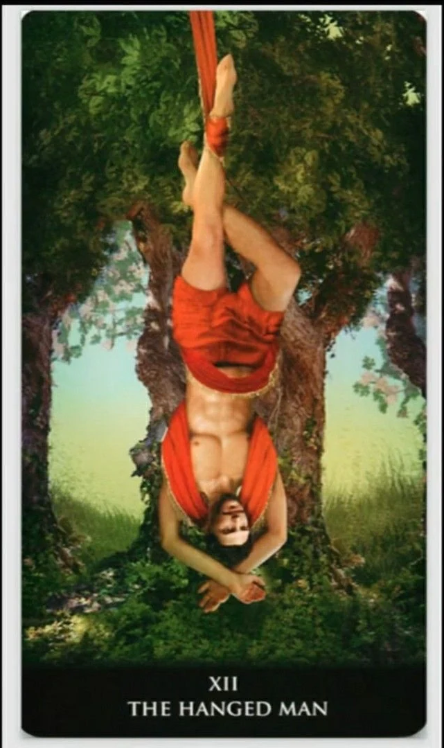 The Hanged Man - New Babylonian Tarot - Roxana Paul