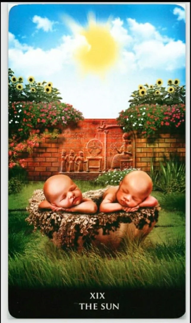 The Sun - New Babylonian Tarot - Roxana Paul