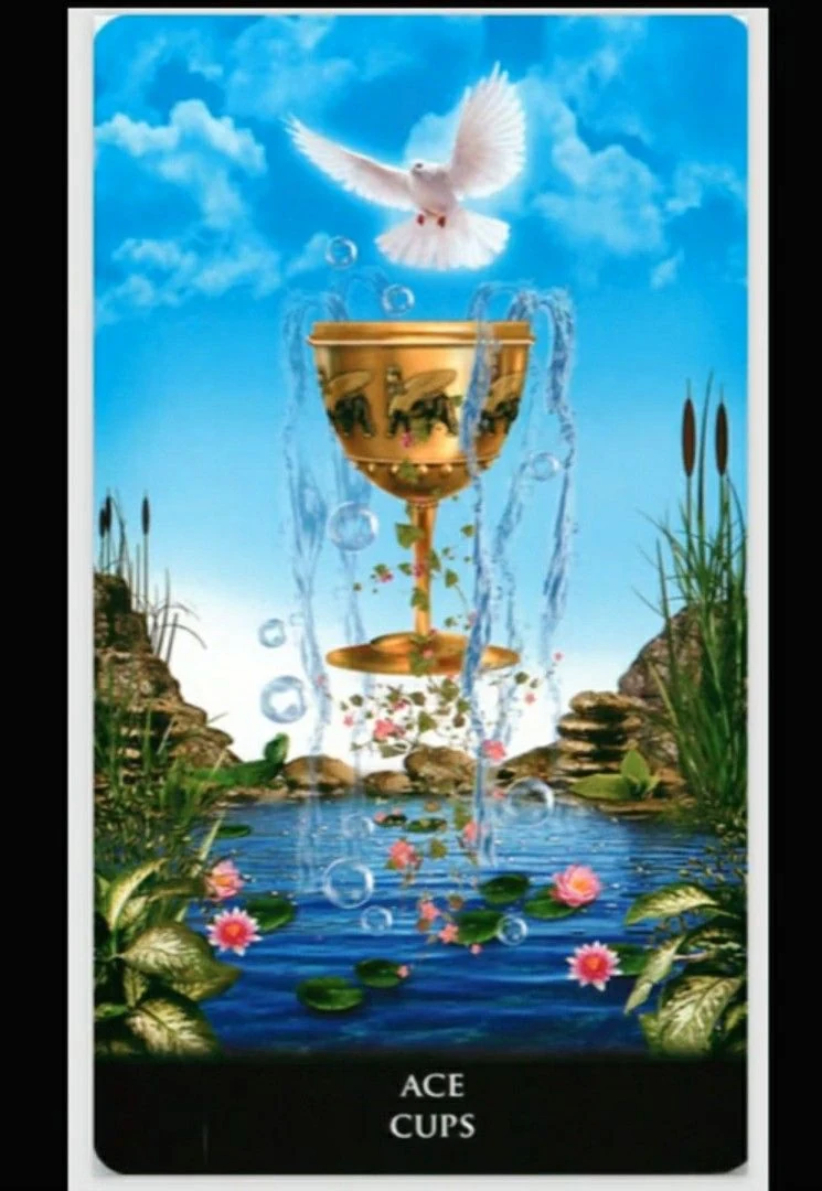 Ace of Cups - New Babylonian Tarot - Roxana Paul
