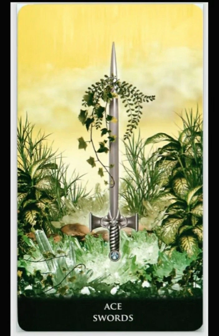 Ace of Swords - New Babylonian Tarot - Roxana Paul