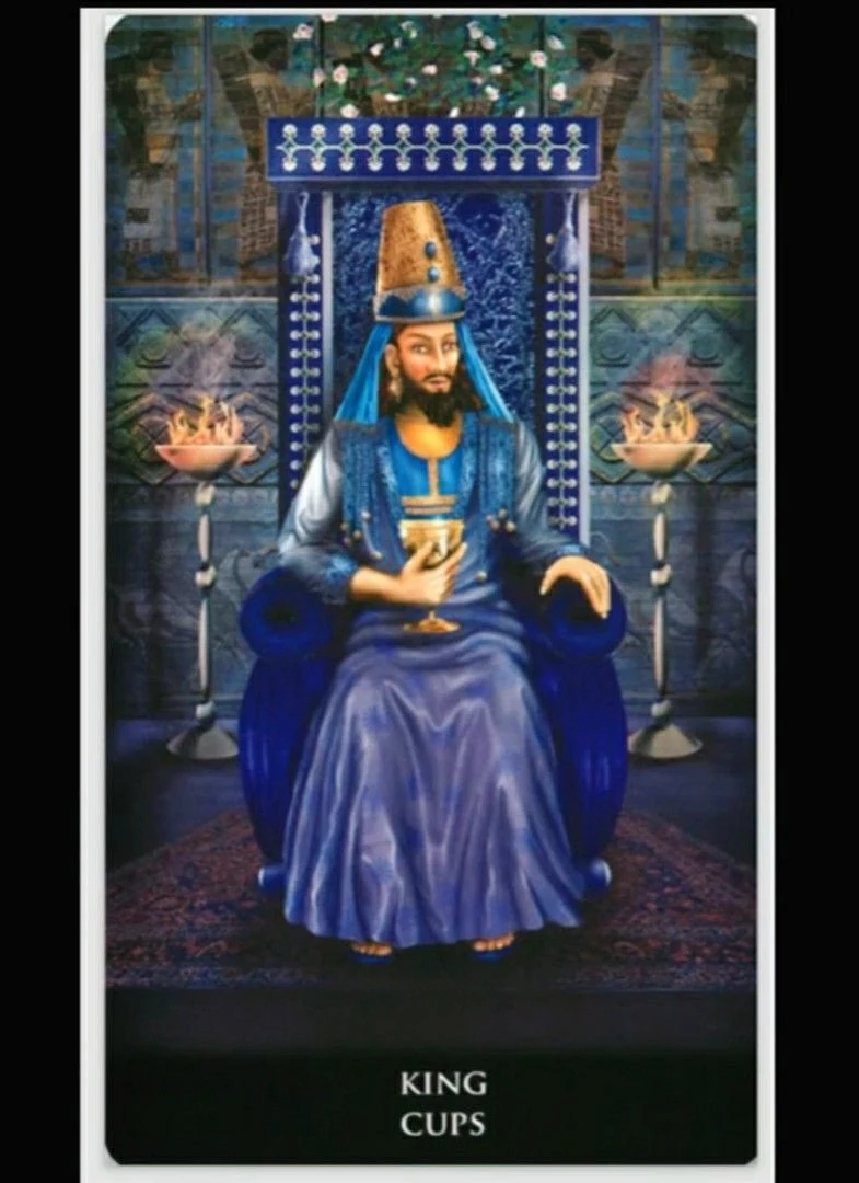 King of Cups - New Babylonian Tarot - Roxana Paul