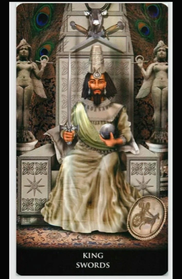 King of Swords - New Babylonian Tarot - Roxana Paul