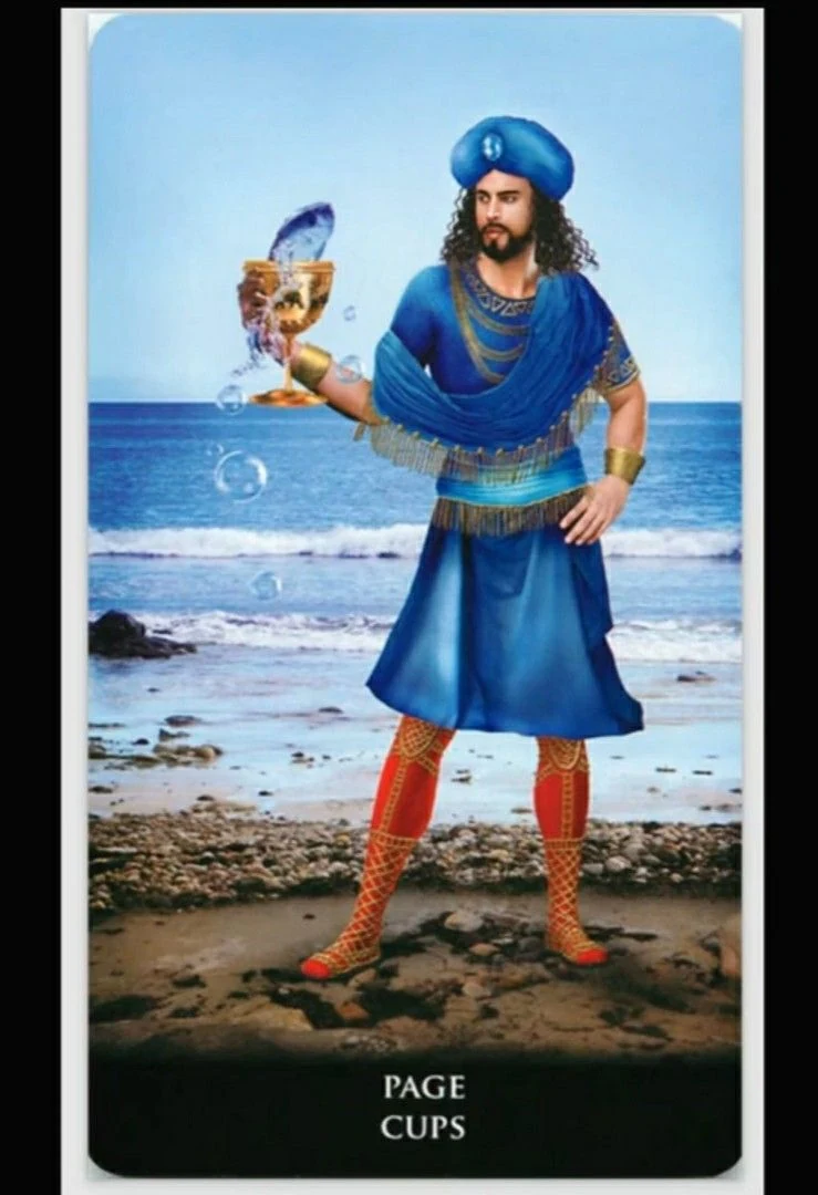 Page of Cups - New Babylonian Tarot - Roxana Paul