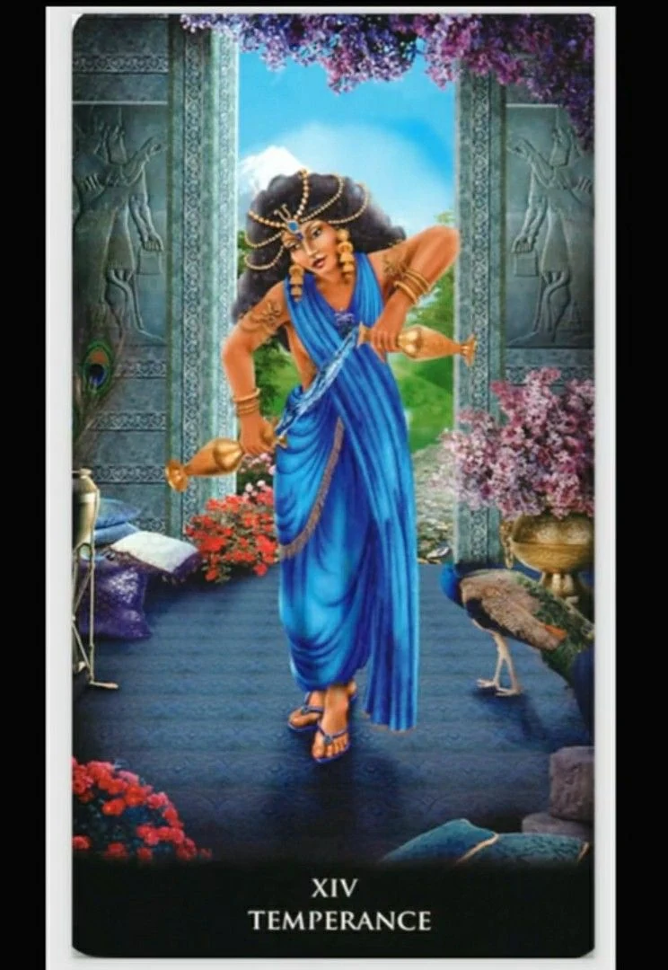 Temperance - New Babylonian Tarot - Roxana Paul