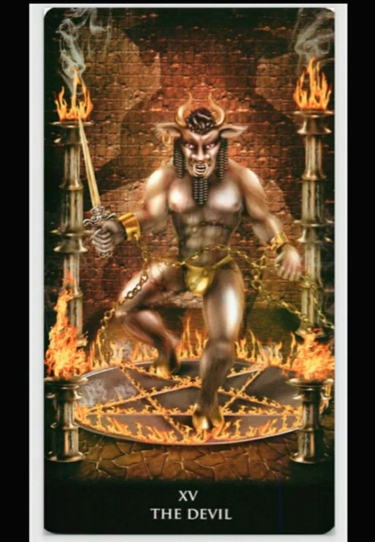 The Devil - New Babylonian Tarot - Roxana Paul
