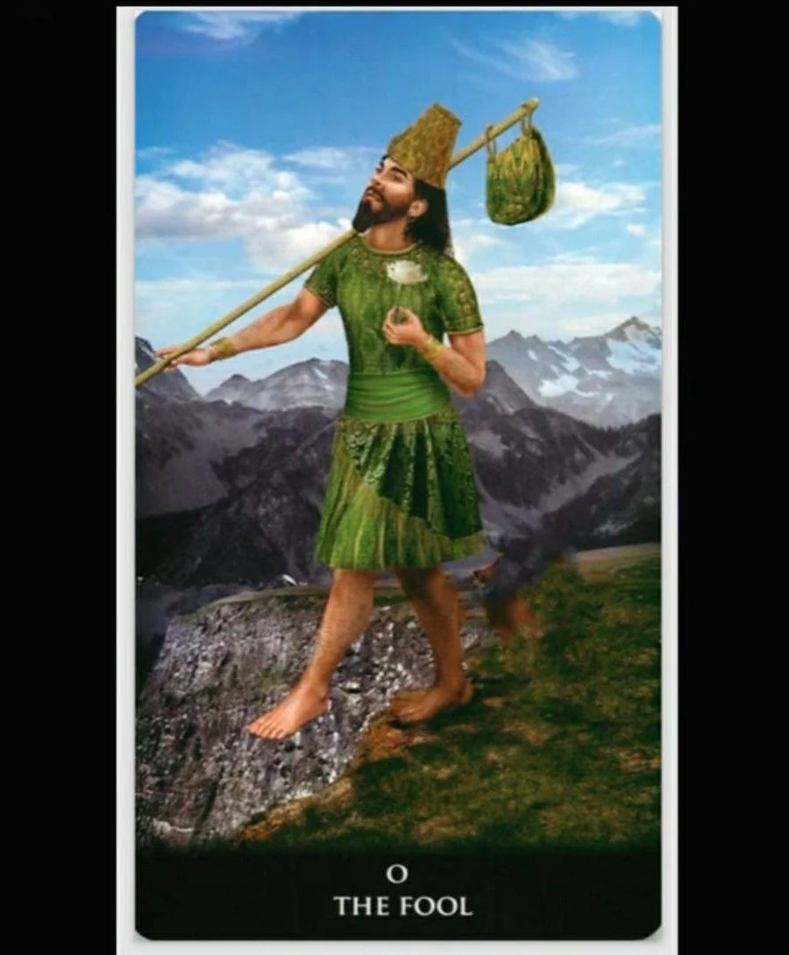 The Fool - New Babylonian Tarot - Roxana Paul