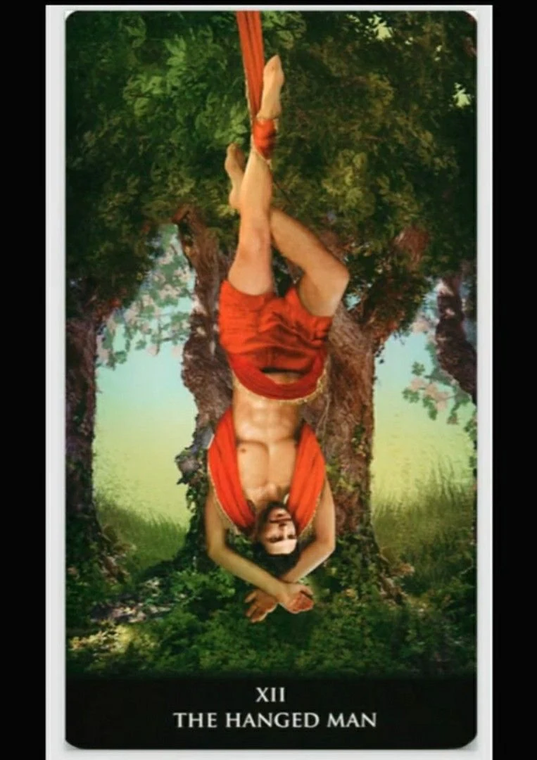 The Hanged Man - New Babylonian Tarot - Roxana Paul
