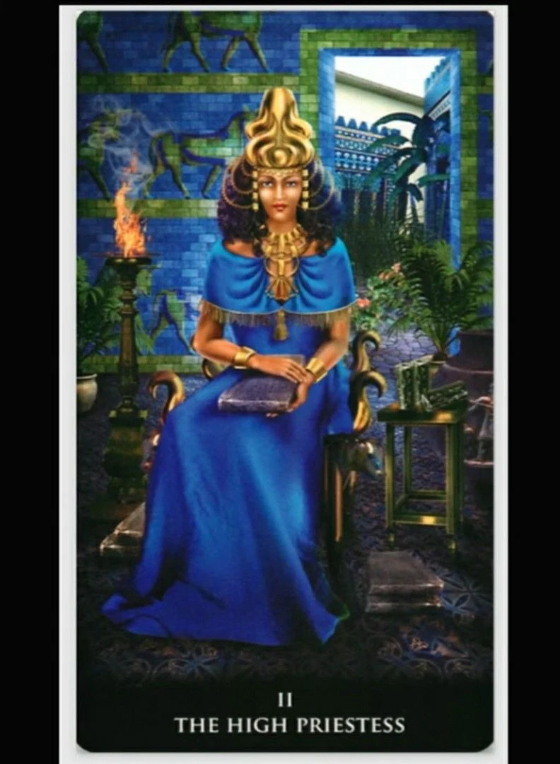 The High Priestess - New Babylonian Tarot - Roxana Paul