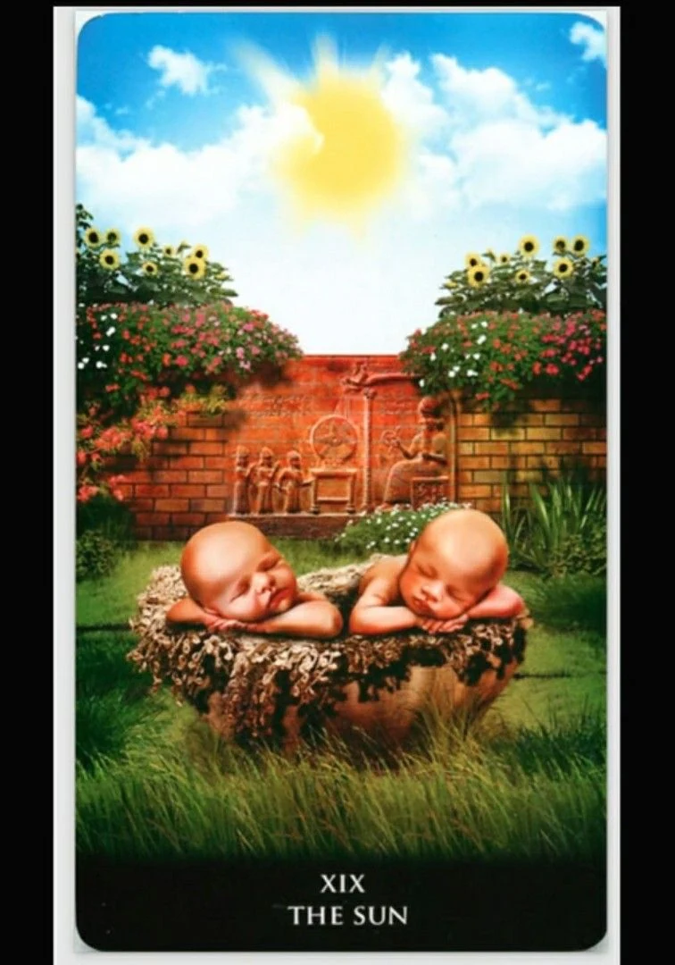 The Sun - New Babylonian Tarot - Roxana Paul