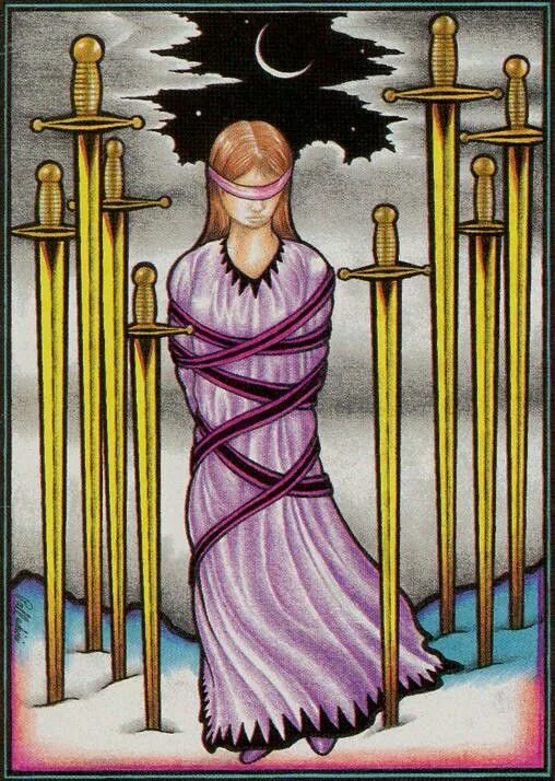 Eight of Swords - New Palladini Tarot - Tarot Deck by David Palladini