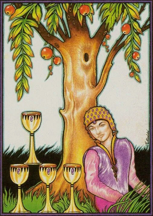Four of Cups - New Palladini Tarot - Tarot Deck by David Palladini