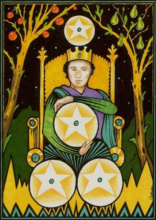 Four of Pentacles - New Palladini Tarot - Tarot Deck by David Palladini