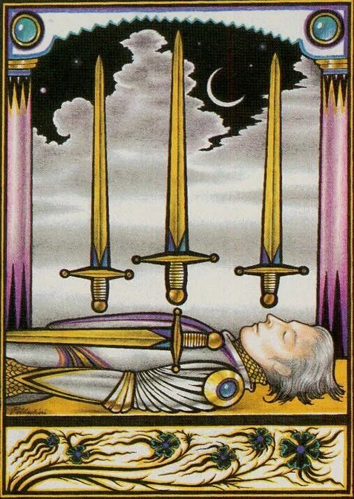 Four of Swords - New Palladini Tarot - Tarot Deck by David Palladini