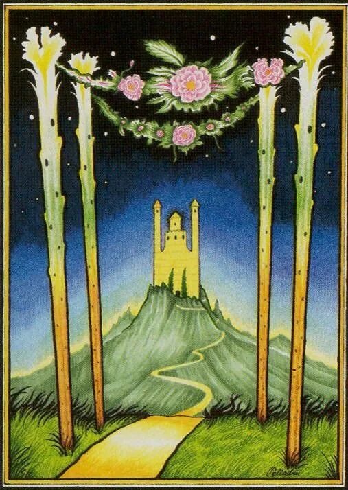 Four of Wands - New Palladini Tarot - Tarot Deck by David Palladini