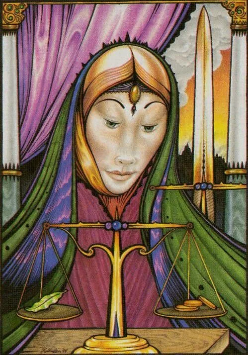 Justice - New Palladini Tarot - Tarot Deck by David Palladini