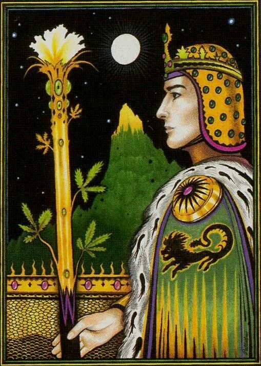 King of Wands - New Palladini Tarot - Tarot Deck by David Palladini