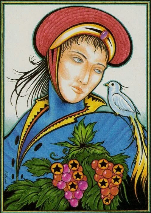 Nine of Pentacles - New Palladini Tarot - Tarot Deck by David Palladini
