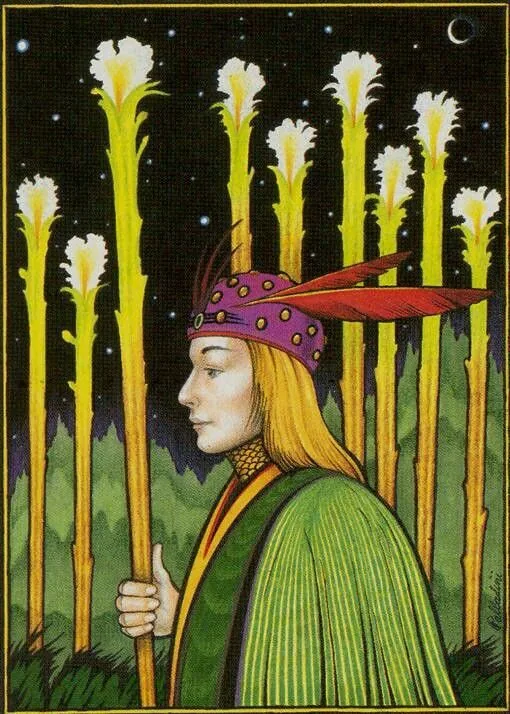 Nine of Wands - New Palladini Tarot - Tarot Deck by David Palladini