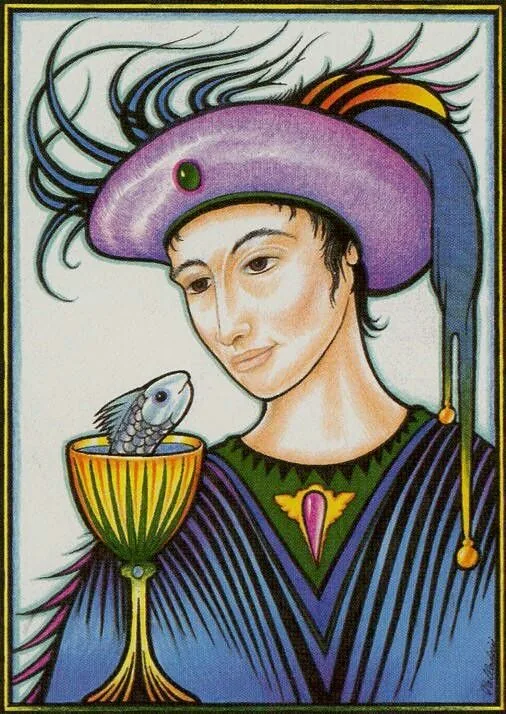 Page of Cups - New Palladini Tarot - Tarot Deck by David Palladini