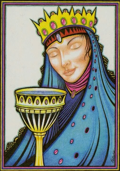 Queen of Cups - New Palladini Tarot - Tarot Deck by David Palladini