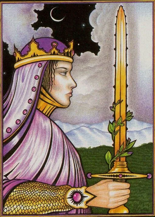 Queen of Swords - New Palladini Tarot - Tarot Deck by David Palladini