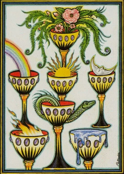 Seven of Cups - New Palladini Tarot - Tarot Deck by David Palladini