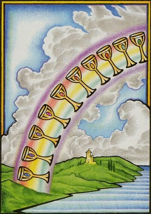 Ten of Cups - New Palladini Tarot - Tarot Deck by David Palladini Ten of Cups - New Palladini Tarot - Tarot Deck by David Palladini