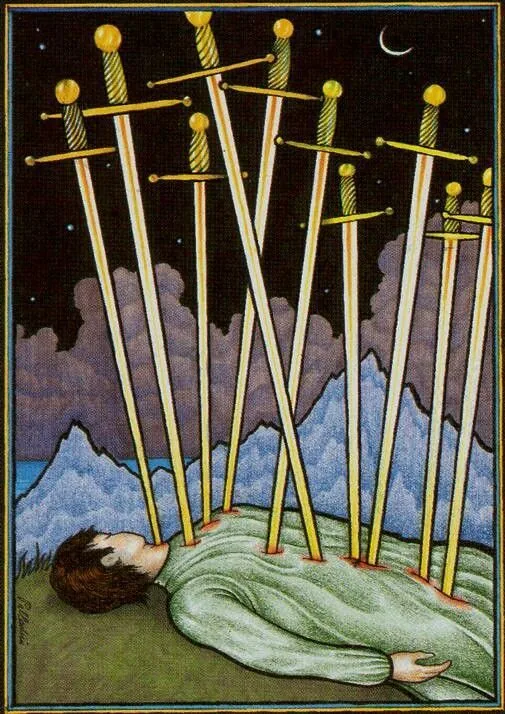 Ten of Swords - New Palladini Tarot - Tarot Deck by David Palladini