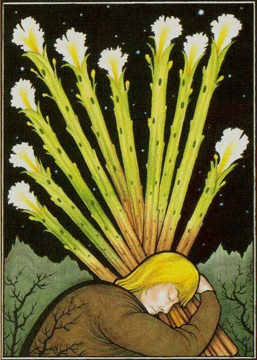 Ten of Wands - New Palladini Tarot - Tarot Deck by David Palladini