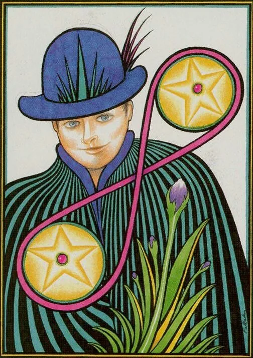 Two of Pentacles - New Palladini Tarot - Tarot Deck by David Palladini