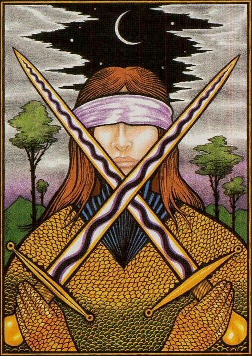 Two of Swords - New Palladini Tarot - Tarot Deck by David Palladini