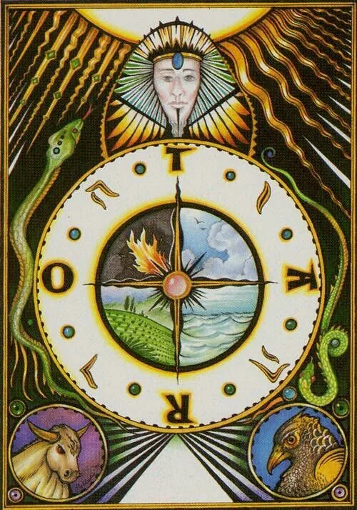 Wheel of Fortune - New Palladini Tarot - Tarot Deck by David Palladini