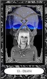 Death - New Wave 1980s Tarot - Amanda Lee Stilwell
