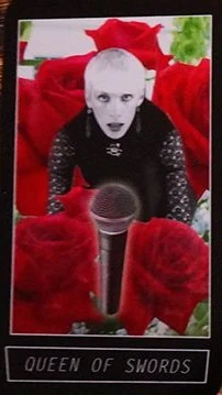 Queen of Swords - New Wave 1980s Tarot - Amanda Lee Stilwell