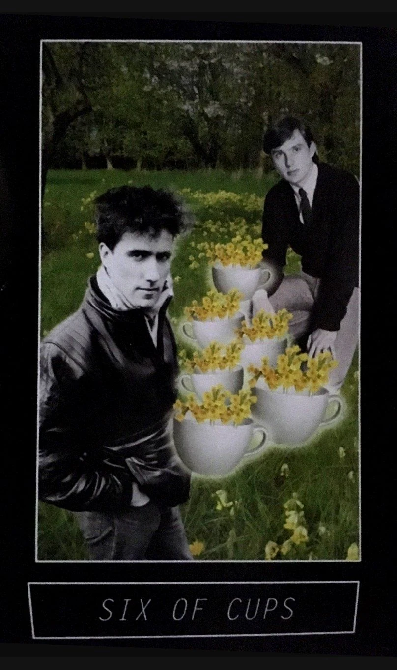 Six of Cups - New Wave 1980s Tarot - Amanda Lee Stilwell