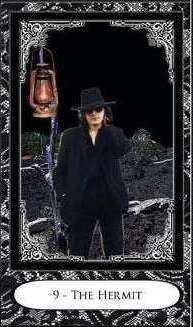 The Hermit - New Wave 1980s Tarot - Amanda Lee Stilwell