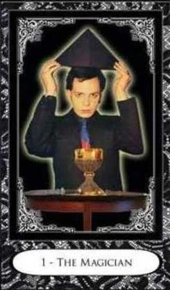 The Magician - New Wave 1980s Tarot - Amanda Lee Stilwell