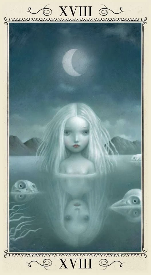 The Moon - Nicoletta Ceccoli Tarot - Nicoletta Ceccoli