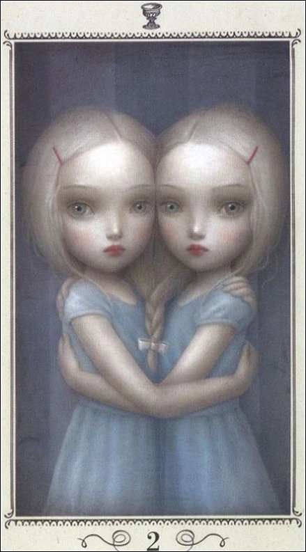 Two of Cups - Nicoletta Ceccoli Tarot - Nicoletta Ceccoli