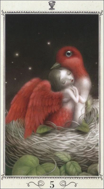 Five of Cups - Nicoletta Ceccoli Tarot - Nicoletta Ceccoli