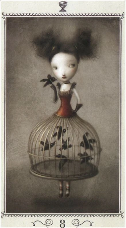 Eight of Cups - Nicoletta Ceccoli Tarot - Nicoletta Ceccoli