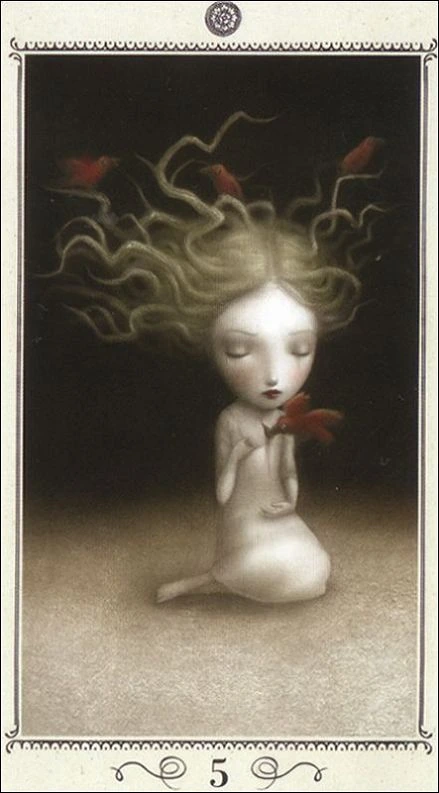 Five of Pentacles - Nicoletta Ceccoli Tarot - Nicoletta Ceccoli