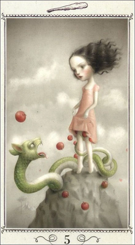 Five of Wands - Nicoletta Ceccoli Tarot - Nicoletta Ceccoli