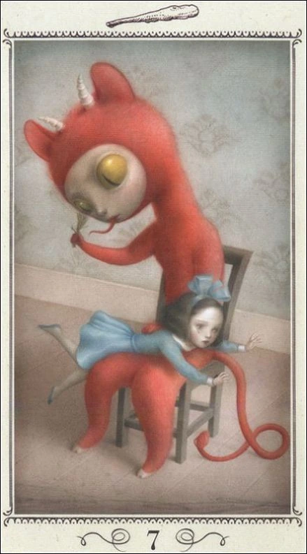 Seven of Wands - Nicoletta Ceccoli Tarot - Nicoletta Ceccoli
