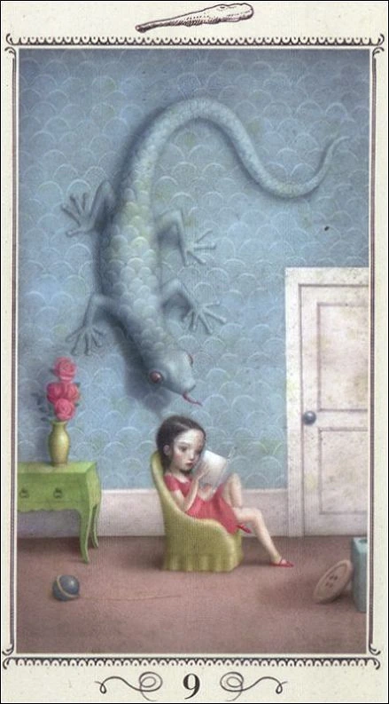 Nine of Wands - Nicoletta Ceccoli Tarot - Nicoletta Ceccoli