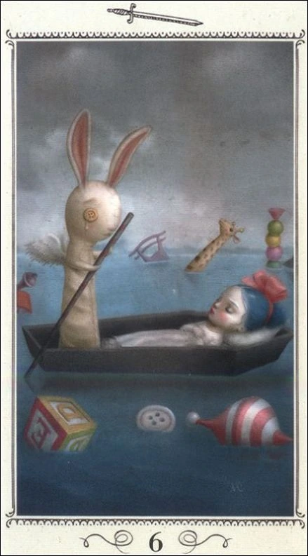 Six of Swords - Nicoletta Ceccoli Tarot - Nicoletta Ceccoli