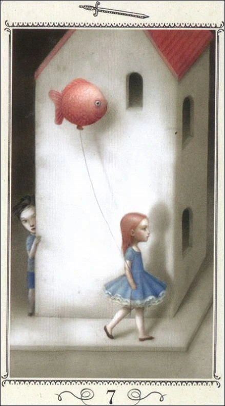 Seven of Swords - Nicoletta Ceccoli Tarot - Nicoletta Ceccoli