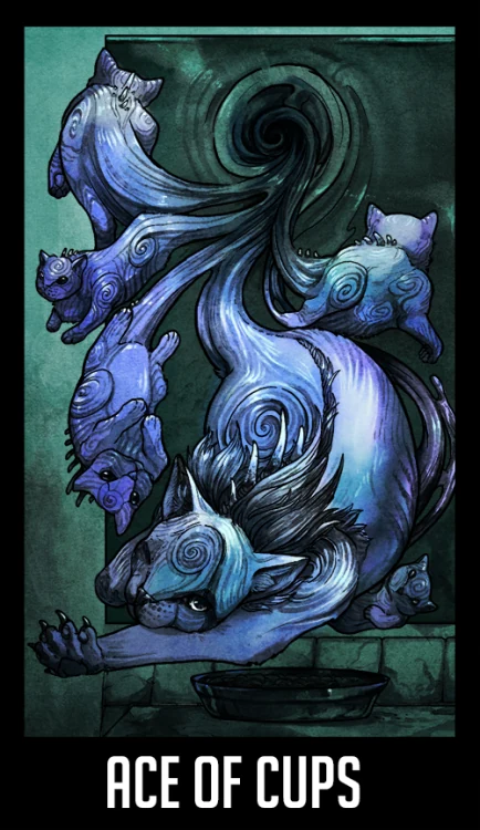 Ace of Cups - Welcome to Night Vale Tarot - Jay Holloway