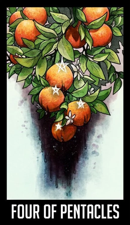 Four of Pentacles - Welcome to Night Vale Tarot - Jay Holloway
