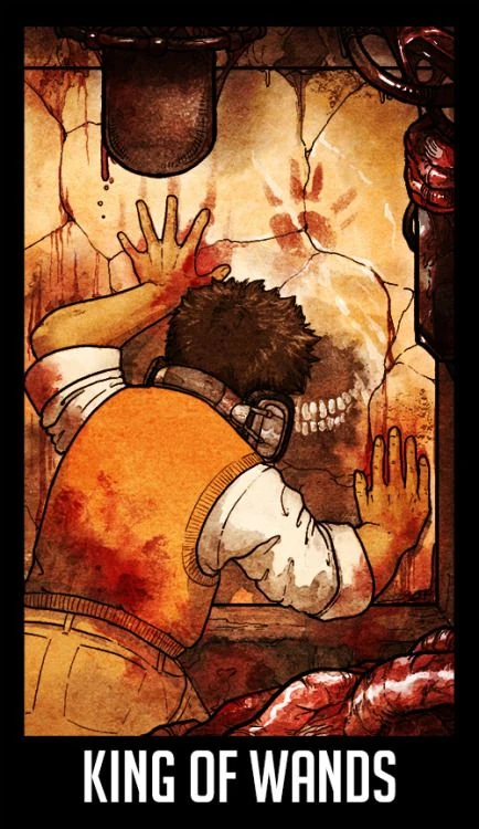 King of Wands - Welcome to Night Vale Tarot - Jay Holloway